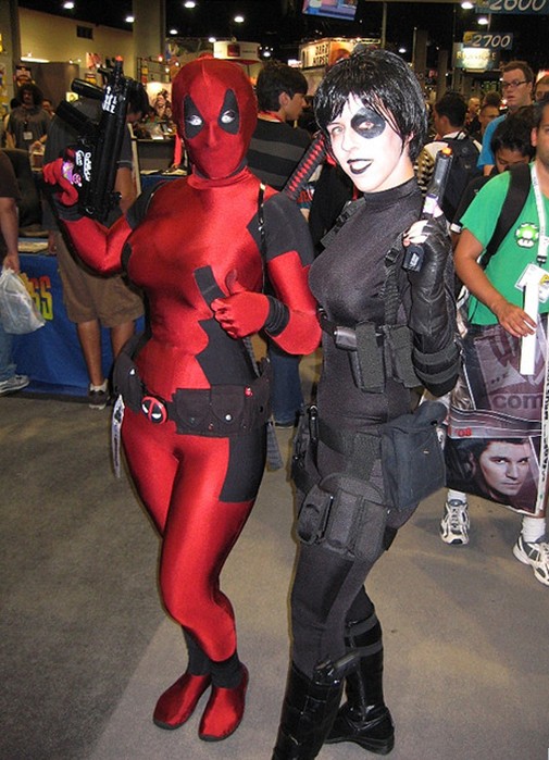 Deadpool Cosplay Costume Halloween For Women 15070223